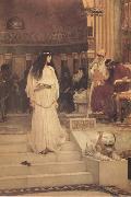 John William Waterhouse Mariamne leaving the Judgement Seat of Herod (mk41) oil painting artist